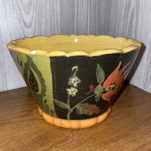 222 Fifth Folkloria Arabian Flower Bowl 3.5 Inches X 6 Inches CHIPPED RIM